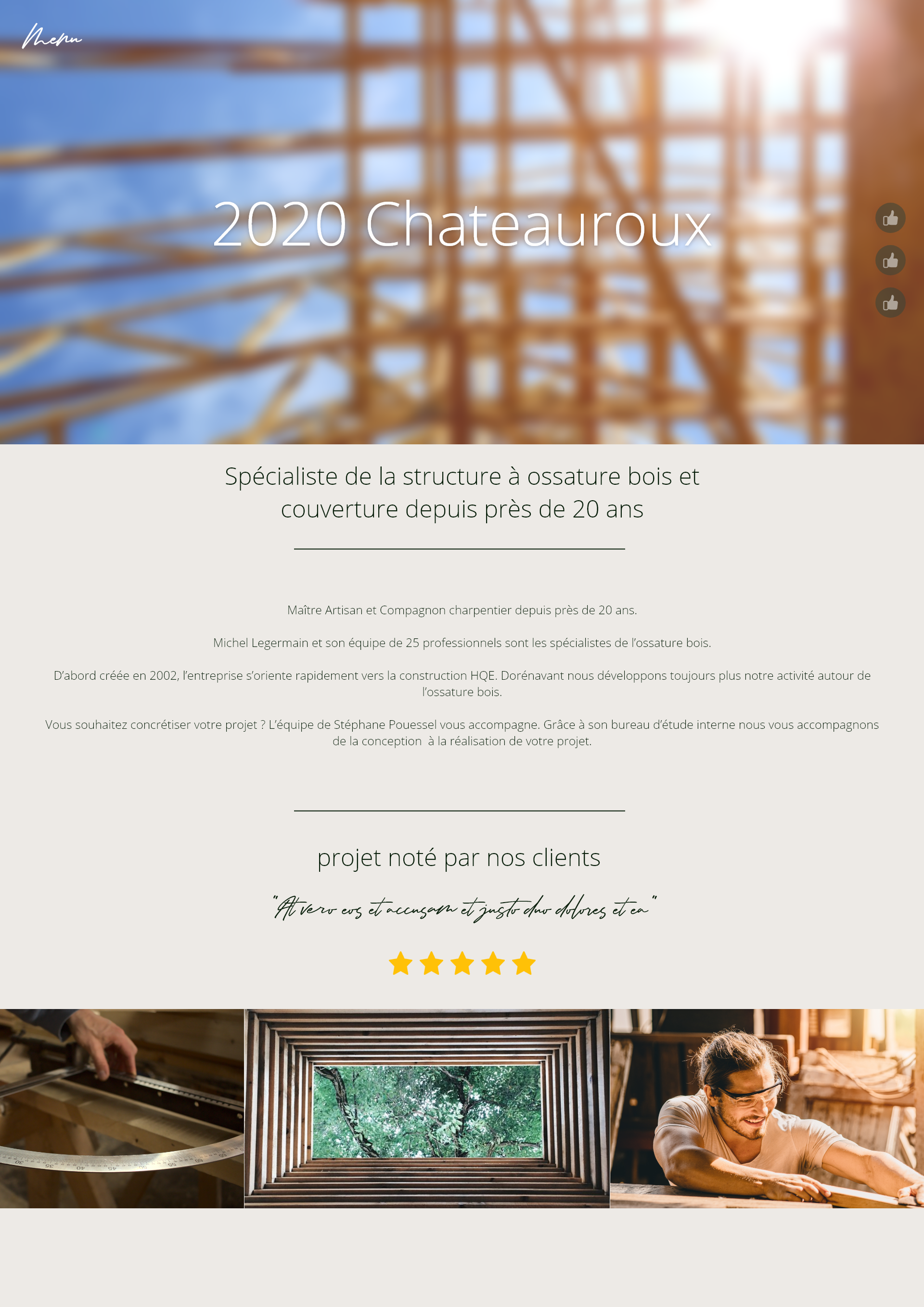 Screen of Legermain project